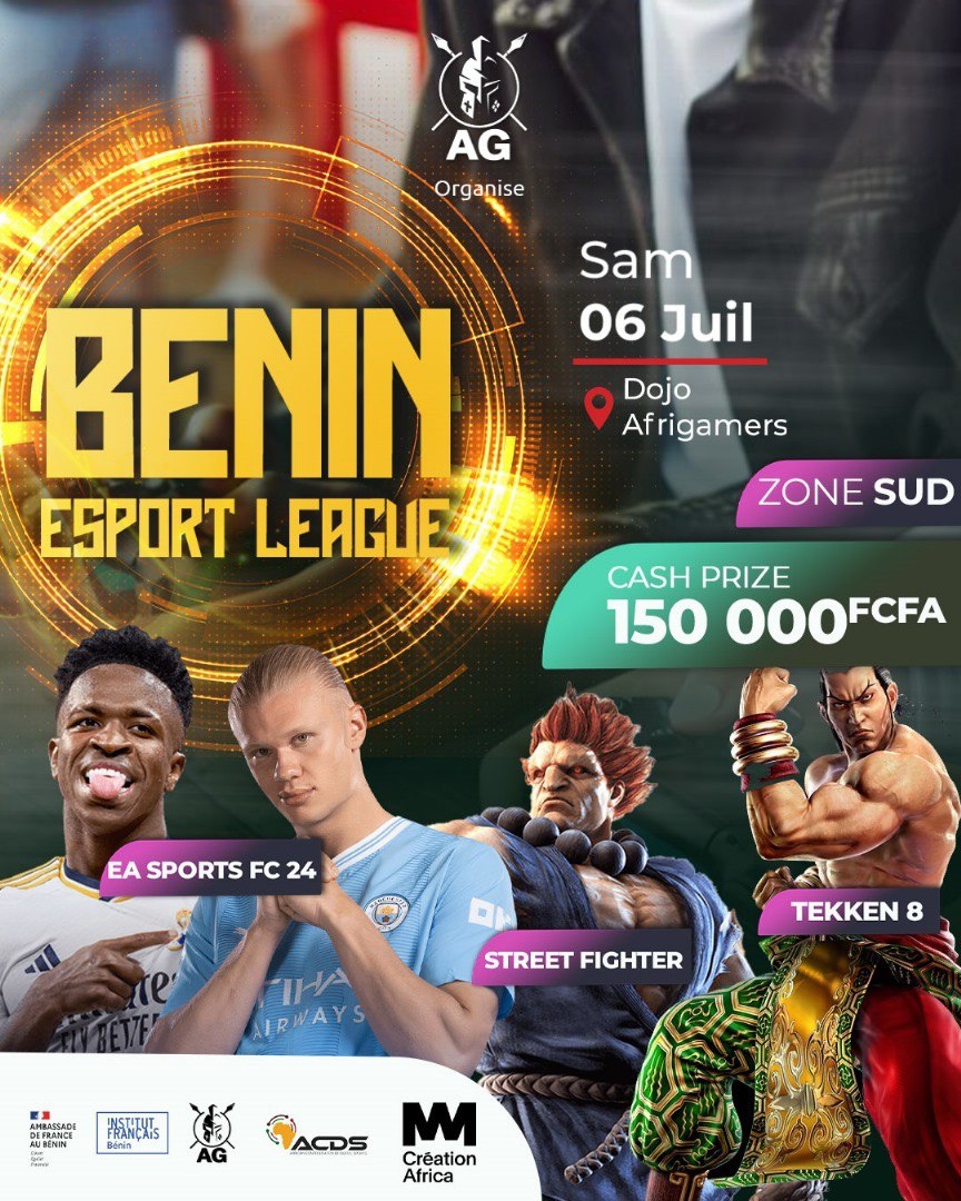 AFFICHE_BENIN ESPORT LEAGUE - 1ERE ETAPE - COTONOU