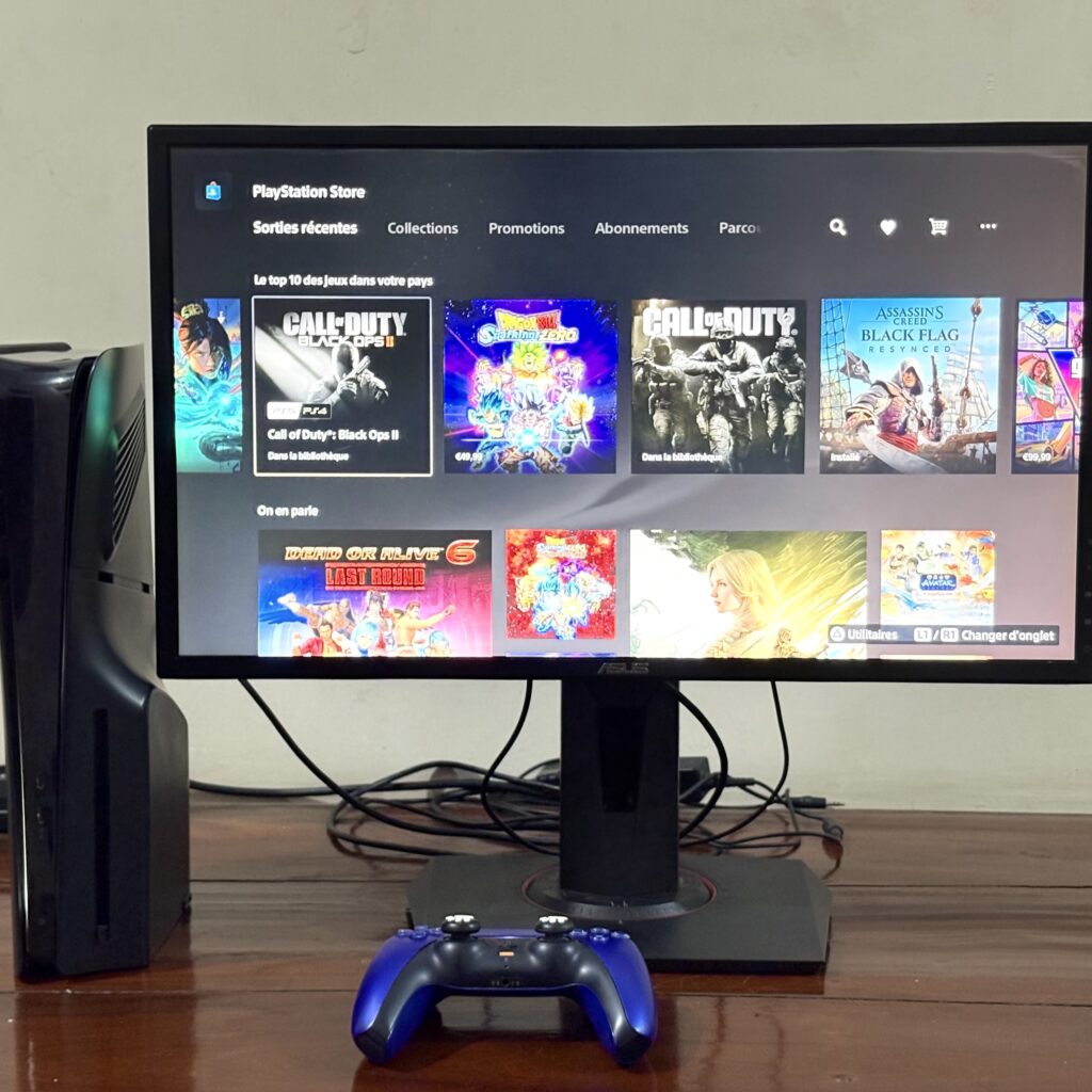 Gameur Playstation au Bénin