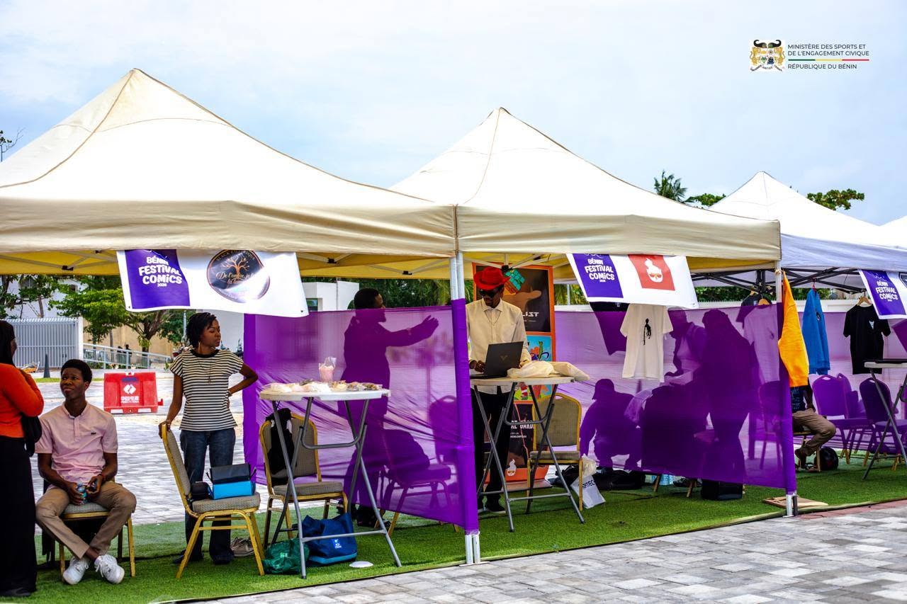 Le village otaku au BENIN FESTIVAL COMICS